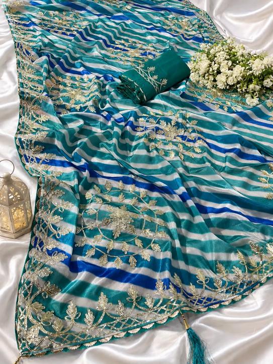 Vinayak lehriya print wholesale rate saree